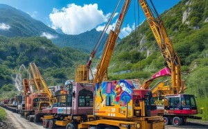文山的与众不同—文山工程机械设备运输，transport的另一种可能